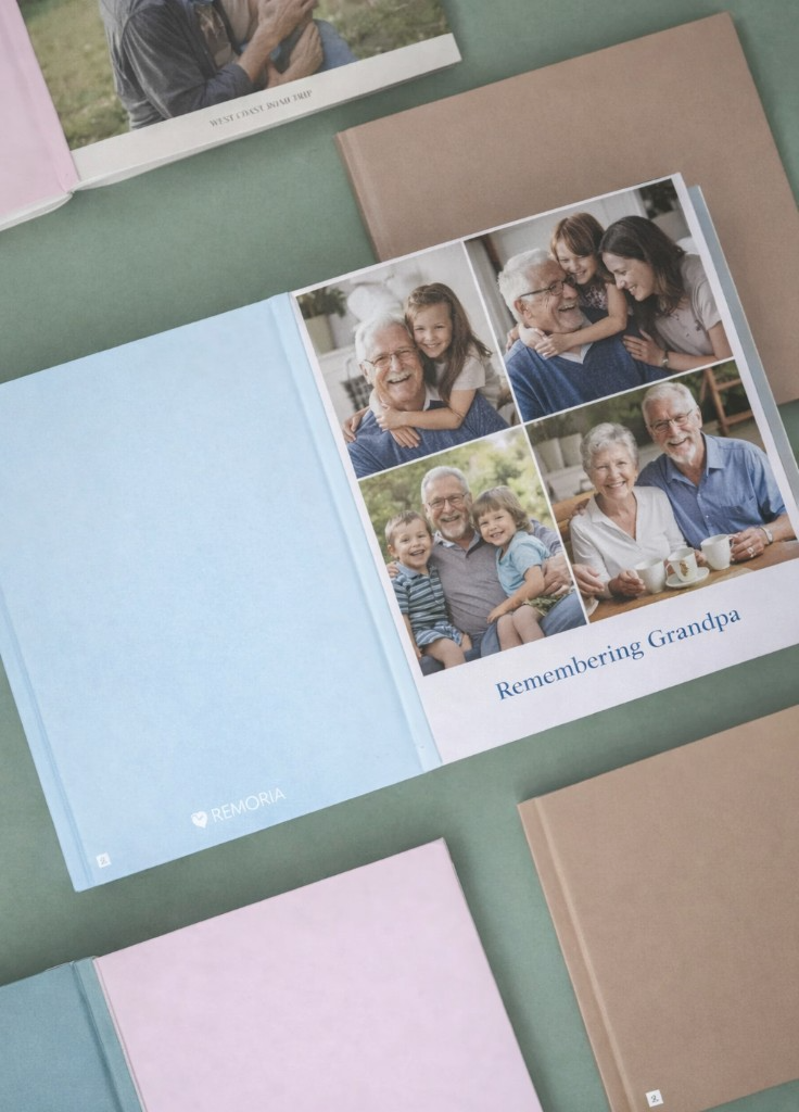 Gedrukt Remoria-fotoboek