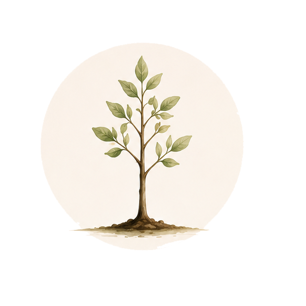 Jonge boom — Samen Koesteren plan
